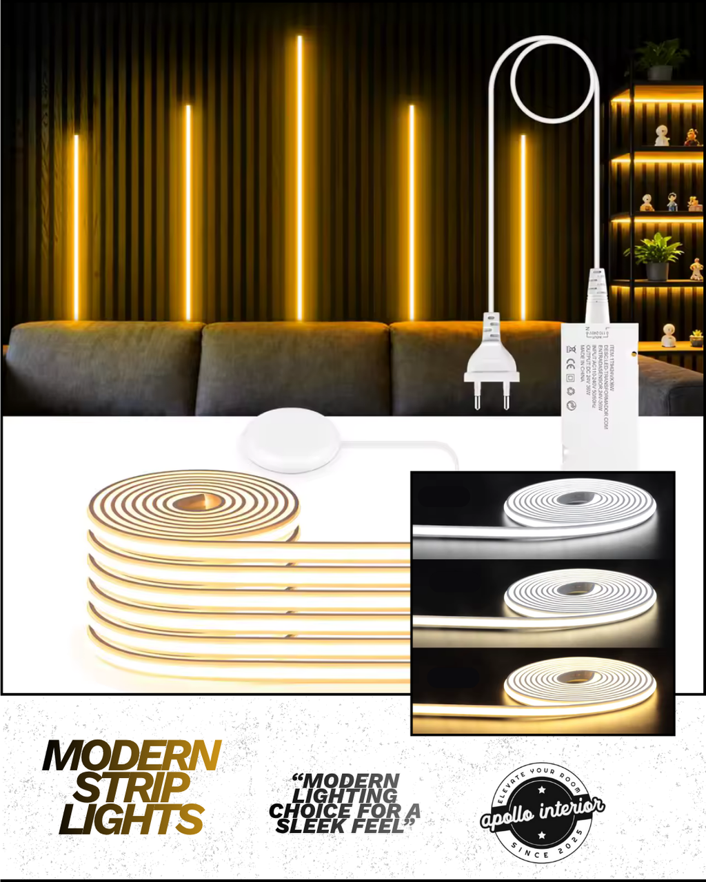 Modern Strip Lights