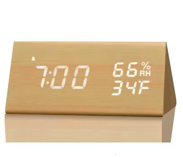 Wooden Alarm Clock