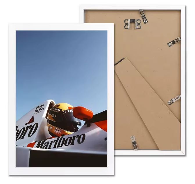 Framed Racing Poster